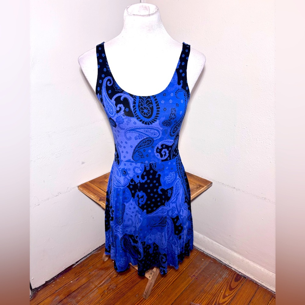 Express Sleeveless Paisley Tank Dress